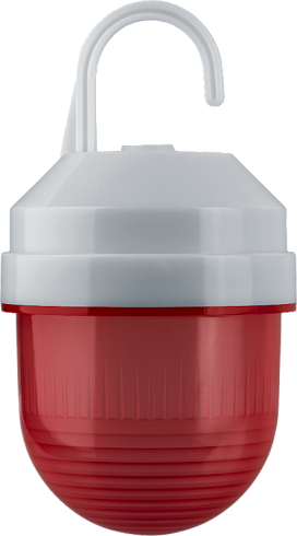 Фонарь сигнальный NRL-01 (ФС-12) красный плафон, крючок | 82415 | Navigator