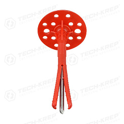 Дюбель для теплоизоляции с мет. гвоздём 10х140 (25 шт) - пакет ( 0,826 кг) | 101705 | Tech-KREP