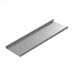 Промышленный лоток кабельный перфорированный 100х35х3000, толщ. 2,0 мм, Сендзимир цинк, 011130 | ПЛКП-100х35х3000-2,0-СЦ |  Ostec