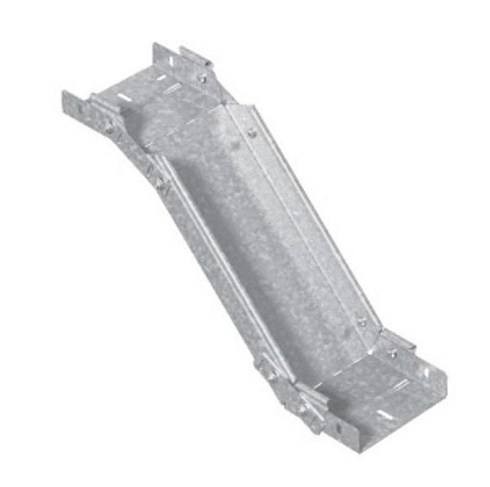 Поворот вертикальный регулируемый 200х65, толщ. 1,5 мм, Сендзимир цинк | ПВР-200х65-1,5-СЦ | Ostec