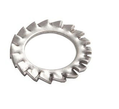Шайба стопорная с наружными зубцами М4 DIN 6798 INOX  |shst4-INOX| EKF