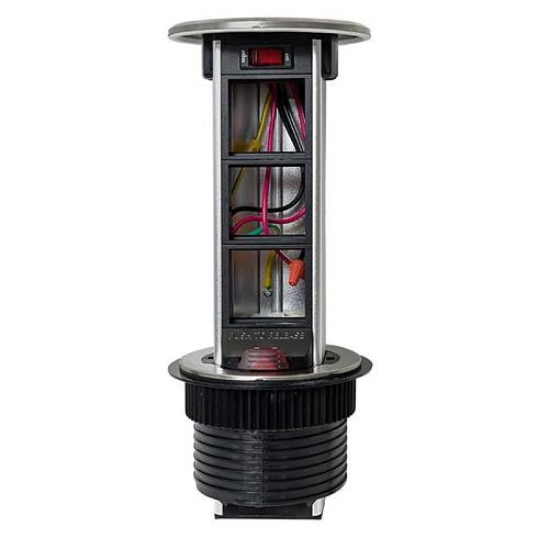 Встраиваемая мини-колонна, 6 модулей=3 поста C-Line выдвижная  | cl-vmk-6-s | EKF