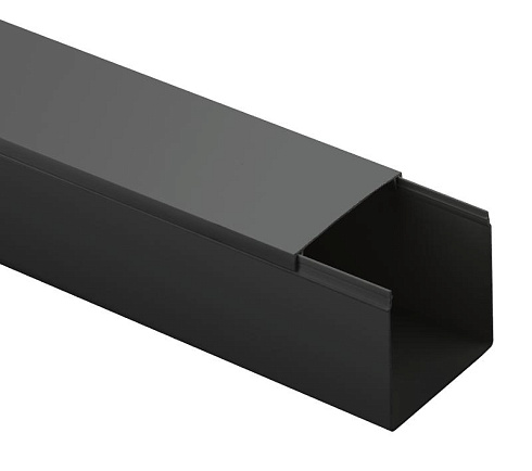 Кабель-канал ЭРА KK-B-60-60 60x60 черный 12м | Б0061747 | ЭРА
