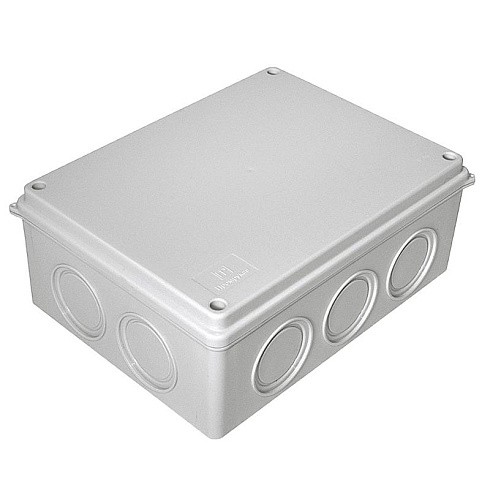 Коробка распределительная для о/п 200х150х75 б/г (16шт/кор) IP55 безгалогенная (HF) | 40-0321 | Промрукав