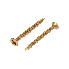 Саморез универсальный 3,0х30мм, желтый цинк, пакет (1000 шт/уп) | 1111-0330-2 | Kranz