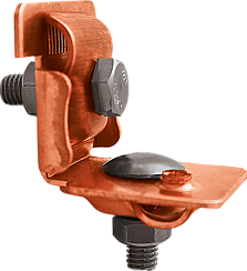 Держатель проводника круглого 6-10 мм для фальца 0.7-8 мм универсальный, медь|91090-2|Ezetek