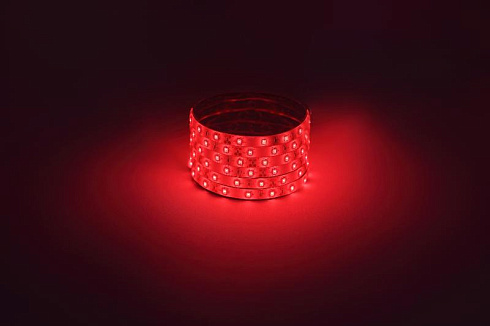 Лента светодиодная  LS2835 -4,8-60-12-R-IP65-1 year-5m, красный, 5м | Б0059899 | ЭРА