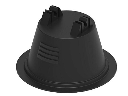 Держатель пластиковый Н-70 с бетоном для круглых проводников 10 мм, дно пластик, пластик, 294013 | МД-013-П |  Ostec