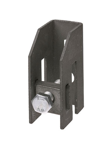 Держатель фасадный с зажимом для полосы толщиной 3-8 мм, термодиффузия  | SQ2402-3275 | TDM