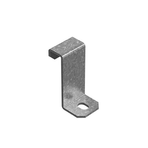 Прижим для крепления лотка без крышки к консоли для лотка высотой 80 мм, толщ. 2,0 мм, Сендзимир цинк, 041308 | ПКЛ-80-2,0-СЦ |  Ostec