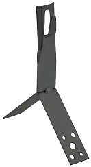 Дер. пр. кр. 6-8мм конька h=100мм оц. сталь TD | ZDP80-13-4-68-100 | IEK