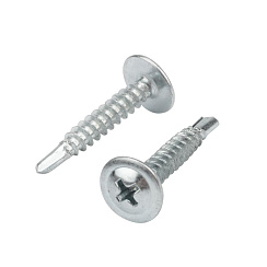 Саморез с прессшайбой ПШС сверло 4.2х25, пакет (20шт.) | 1182-4225-4 | KRANZ