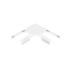 L-cоединение Mercury Mall IP54 комплект: 1шт RAL9003 белый муар | V4-R0-00.0009.MIP-0002 | VARTON