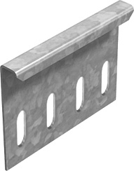 Соединитель перегородок для лестничного лотка ЛКР, толщ. 1,5 мм, Сендзимир цинк, 040103 | СПЛКР-1,5-СЦ |  Ostec