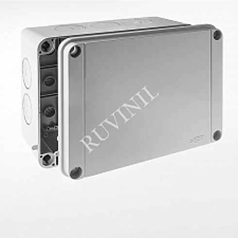 Коробка распределительная для о/п 300х220х120мм без вводов IP65 | 67068 | Рувинил