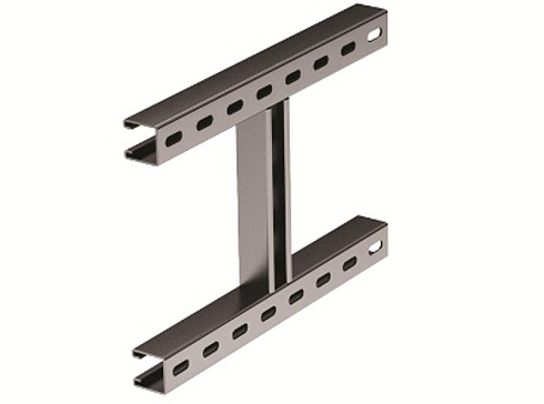 Крепление Н-образное к вертикальной двутавровой балке, 200 мм, горячеоцинкованное | BMH4020HDZ | DKC