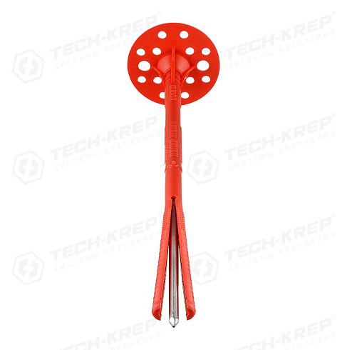 Дюбель для теплоизоляции с термоголовкой 10х260 (30 шт) - коробка ( 1,875 кг) | 138614 | Tech-KREP