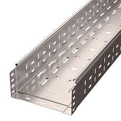 Лоток перфорированный Стандарт INOX (AISI 409) 200х100х3000 (0,8 мм) (6 м/уп) | PR16.2416 | Промрукав