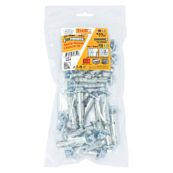 Анкер с болтом 8.8 DX ZN М8/10 (25 шт) - пакет | 147588 | Tecfi