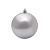Елочная фигура Шар Ø 10 см, цвет серебряный глянцевый | 502-075 | NEON-NIGHT