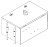 Кор. отб. мощн. Plug-in без а/в 630А Cu 3L+N+PER IP55 IEK | LB-630C4-35-PB-KOM-Y0 | IEK