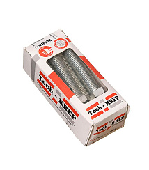 Болт DIN933 с шестигранной головкой оцинк. М16х90 (10 шт) - коробка с ок. Tech-K ( 1,639 кг) | 126538 | Tech-KREP