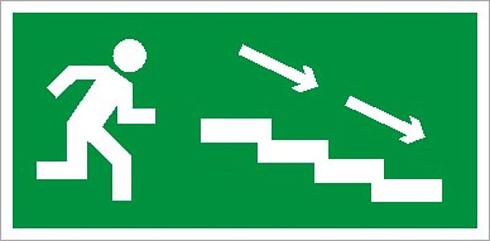 Светильник светодиодный взрывозащищенный URAN LED Exd-С004 ПО ЛЕСТНИЦЕ ВНИЗ НАПРАВО Б/З | 1593000100 | Световые Технологии