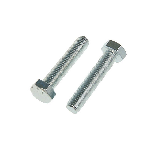 Болт DIN933 с шестигранной головкой оцинк. М18х70 (2 шт) - пакет ( 0,341 кг) | 112239 | Tech-KREP