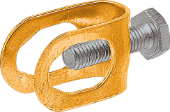 Зажим соединительный пруток — стержень, латунь|90555|Ezetek