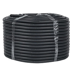 Труба гофр. FRHF с зондом d16мм (100м) черная Plast EKF PROxima | FRHF-16 | EKF