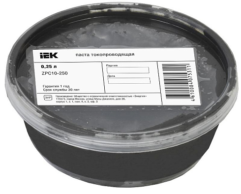 Паста токопроводящая 0,25л | ZPC10-250 | IEK