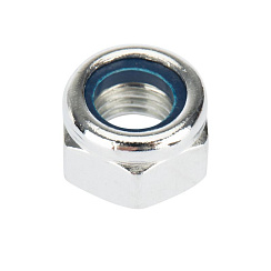 Гайка самоконтрящаяся KRANZ DIN 985, с нейлоновым кольцом, M12, короб (25 шт./уп.) |KR-01-3523-007 | Kranz