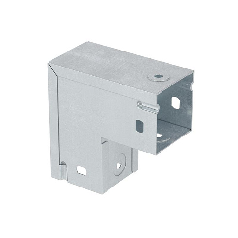 Угол вертикальный вниз 90 50х50, глухой, цинк-ламельный | 39002ZL | DKC