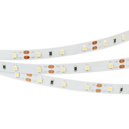 Светодиодная лента RT-A60-8mm 12V White6000 (2 W/m, IP20, 2835, 5m) (Arlight, П2) | 029752(2) | Arlight