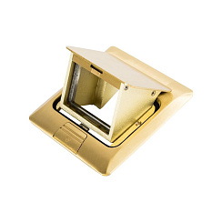 LUK/1.5BR Люк в пол на 1.5 поста(45х45мм), латунь | 70016 | Ecoplast