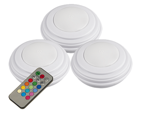 Светильник-подсветка пушлайт TS5-RGBx3 (пульт ДУ) | .5031630 | Jazzway