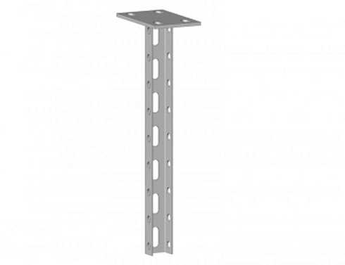 Кронштейн потолочный одинарный 2000мм (2мм) HDZ | kpo2000-HDZ | EKF