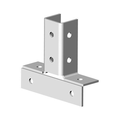 Угловой соединитель 3 профилей 2D, толщ. 4,0 мм, гальван. цинк, 868147 | УС-3х2D-4,0-ЭЦ |  Ostec