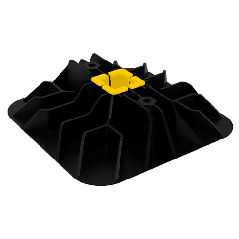 Опора размером 300х300 мм для установки на кровлю, пластик, 268466 | ОПКЛ-300х300-П |  Ostec