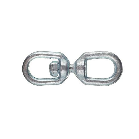 Вертлюг петля-петля оцинк. 6мм (1 шт) - ярлык ( 0,105 кг) | 112752 | Tech-KREP