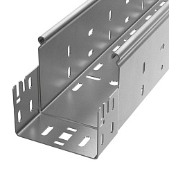 Лоток перфорированный Профи INOX (AISI 304) 100х100x6000 (1,5 мм) (12 м/уп) | PR16.13301 | Промрукав
