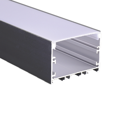 Профиль алюминиевый PAL 5035-BLACK (комплект) накладной 2м анод.  | .5058972 | Jazzway