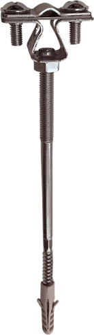 Держатель проводника круглого 8-10 мм для бетонного фасада, оцинк.|90025|Ezetek