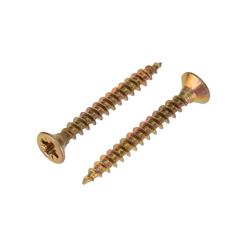 Саморез универсальный 4,0х30мм, желтый цинк, пакет (1000 шт/уп) | 1111-0430-2 | Kranz