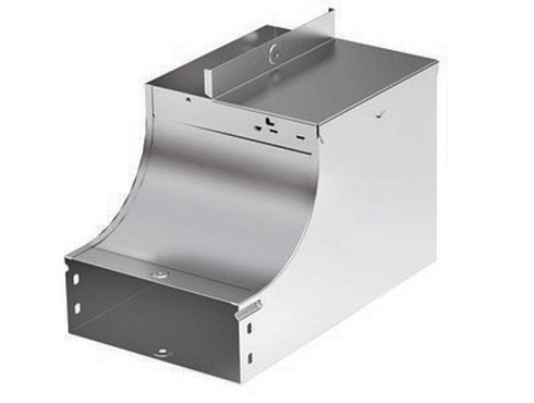 Угол CSSS 90 вертикальный внутр. переходник лев. осн. 150 вкомплекте с крепежными элементами и соединительными пластина | 37063K | DKC