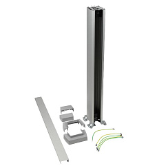 Snap-On мини-колонна алюм с крышкой 1 секция, высота 0,68 м | 653004 | Legrand