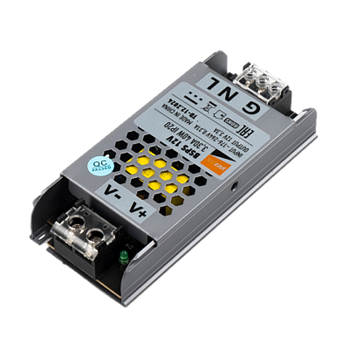 Драйвер (блок питания) для светодиодной ленты BSPS    12V3,30A= 40W IP20 2 г. гар.  | .5062122 | Jazzway