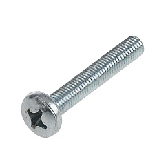 Винт DIN7985 с полукруглой головкой оцинк. М6х40 (8 шт) - пакет ( 0,081 кг) | 126582 | Tech-KREP