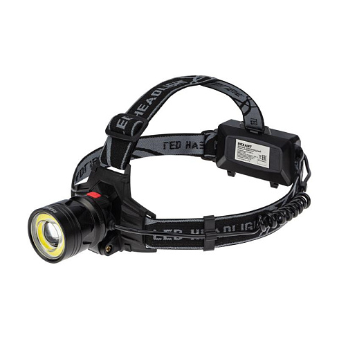 75-7831 Фонарь NEW AGE сверхмощный, регулируемый фокус ZOOM 8 Вт + ближний свет 8 Вт 18650 3600 мАч 4 режима 700 Лм | 75-7831 | REXANT