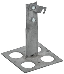 Дер. пр. кр. 6-10мм вин. пл. кр. h=150мм оц. сталь TD | ZDP85-13-1-16-150 | IEK